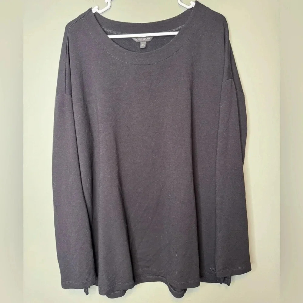 Banana Republic Women’s Black Long Sleeve Top - Picture 1 of 5